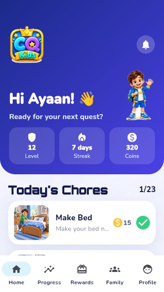 ChoreQuest Kids screenshot 1