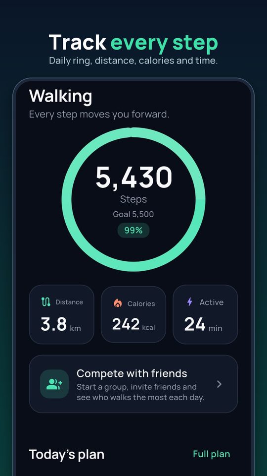 StrideUp screenshot 1