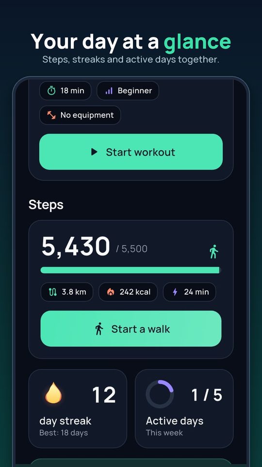StrideUp screenshot 2